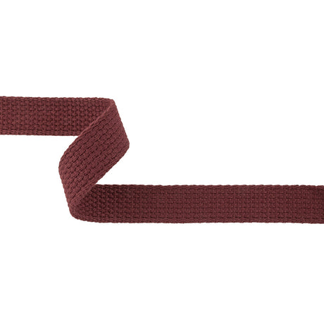 Cordovan Heavyweight Cotton Webbing - 1"