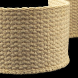 Beige Heavyweight Cotton Webbing - 2"