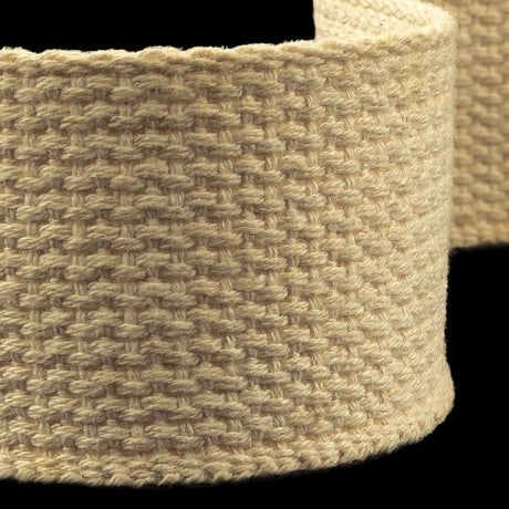 Beige Heavyweight Cotton Webbing - 2"