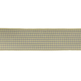 Cool Gray and Cannoli Cream Houndstooth Check Woven Ribbon - 1"