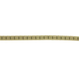 Moss Green and White Rectangles Jacquard Ribbon - 0.1875"