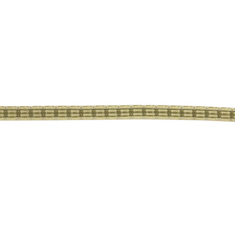 Moss Green and White Rectangles Jacquard Ribbon - 0.1875"