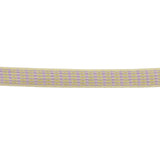 Lavender, Lemon, and Tofu Rectangles Jacquard Ribbon - 0.375"