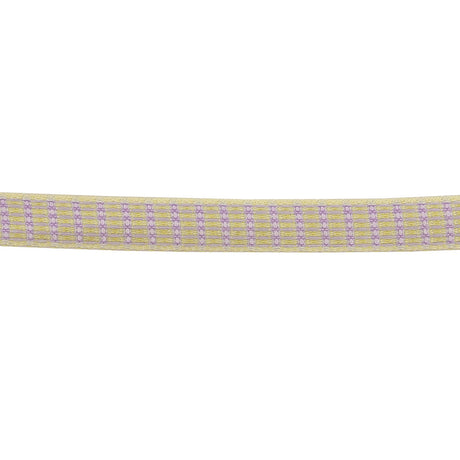 Lavender, Lemon, and Tofu Rectangles Jacquard Ribbon - 0.375"