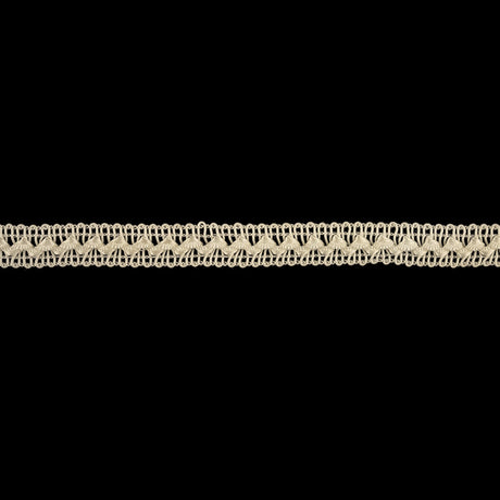 Cloud Dancer Raised Zig Zag Braided Trim - 0.5"