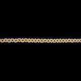 Almond Milk Waves and Zig Zags Gimp Braided Trim - 0.375"