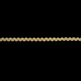 Natural Wavy Wool Gimp Braided Trim - 0.25"