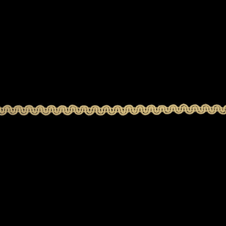 Natural Wavy Wool Gimp Braided Trim - 0.25"