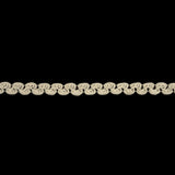 Cannoli Cream Loops and Waves Braided Trim - 0.5"