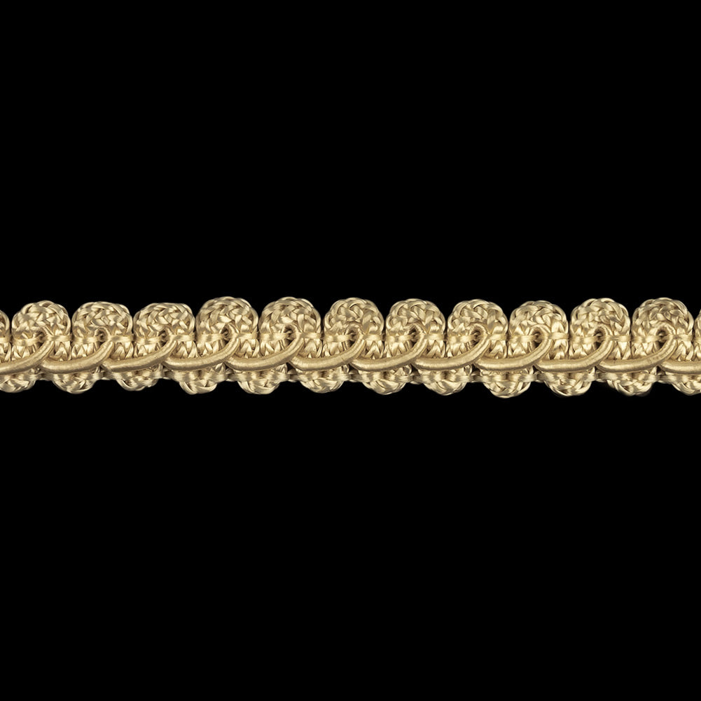 Off White Cotton Blend Braided Trim - 0.375"