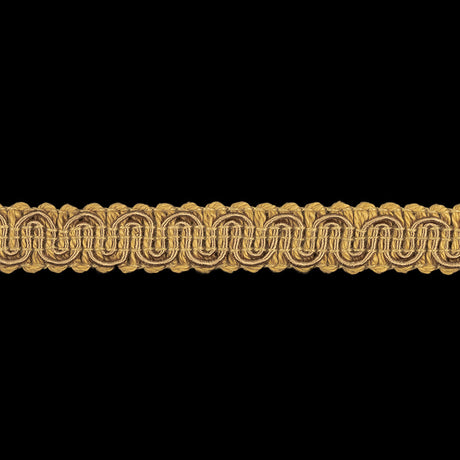 Taupe Wavy Braided Trim - 0.5"