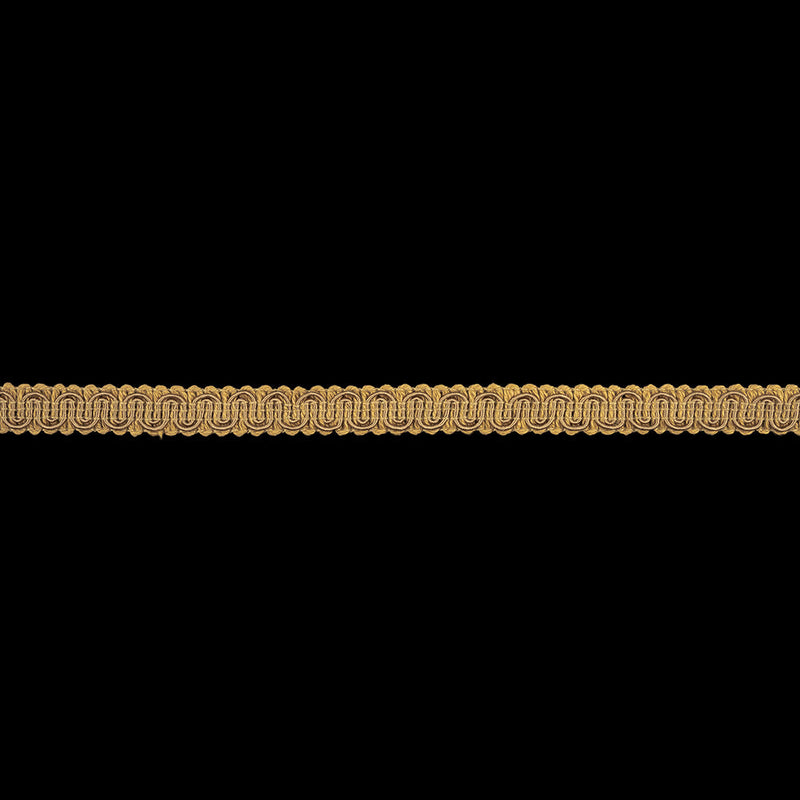 Taupe Wavy Braided Trim - 0.5"