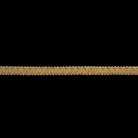 Taupe Wavy Braided Trim - 0.5"