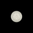 Italian White and Silver Tint Floral Textured Shank Back Button - 20L/12.5mm
