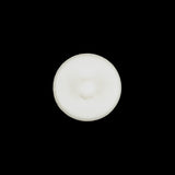 Italian White and Silver Tint Textured Shank Back Button - 24L/15mm