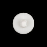 Italian White and Silver Tint Textured Shank Back Button - 30L/19mm