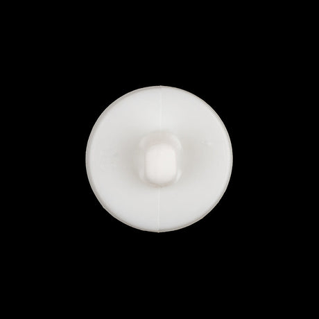 Italian White and Silver Tint Textured Shank Back Button - 30L/19mm