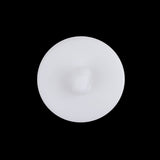 Italian White and Silver Tint Textured Shank Back Button - 36L/23mm
