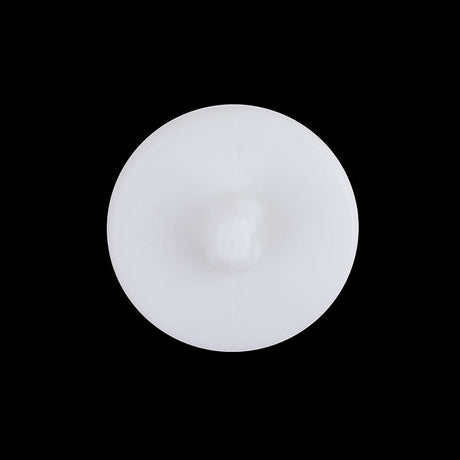 Italian White and Silver Tint Textured Shank Back Button - 36L/23mm