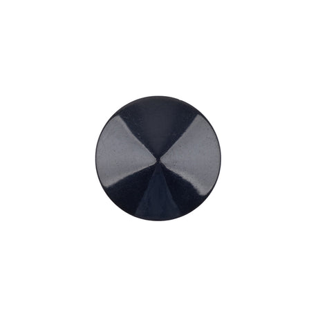 Italian Midnight Navy Cone Shaped Shank Back Button - 24L/15mm
