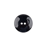 Black Radial Designed 2-Hole Plastic Saucer Button - 24L/15mm