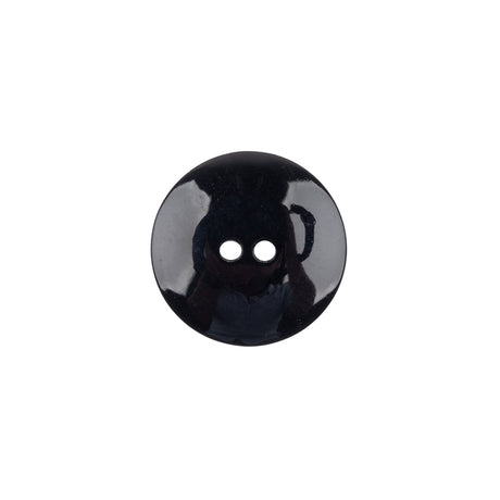 Black Radial Designed 2-Hole Plastic Saucer Button - 24L/15mm