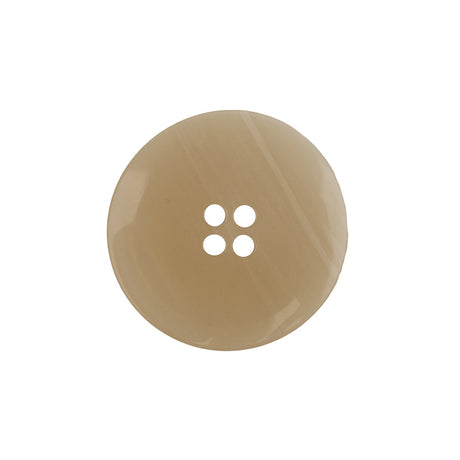 Turtledove and Kelp Striated 4-Hole Plastic Jacket Button - 36L/23mm