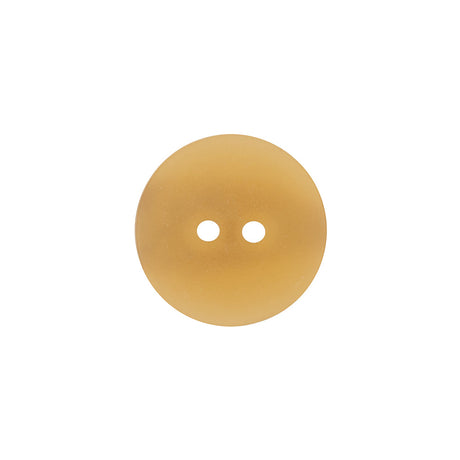 Italian Translucent Harvest Gold 2-Hole Plastic Jacket Button - 28L/18mm