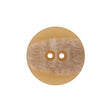 Italian Translucent Harvest Gold 2-Hole Plastic Jacket Button - 36L/23mm