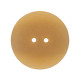 Italian Translucent Harvest Gold 2-Hole Plastic Jacket Button - 44L/28mm