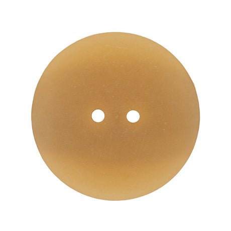 Italian Translucent Harvest Gold 2-Hole Plastic Jacket Button - 44L/28mm
