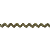 Grayish Green Two-Tone Ric Rac Braid - 0.75"