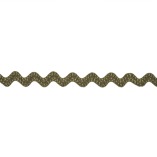 Grayish Green Two-Tone Ric Rac Braid - 0.75"