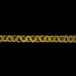 Forest, Yellow and Light Gray Circle Chains Trim - 0.75"