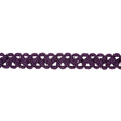 Deep Purple Criss-Cross Braided Trim - 0.75"