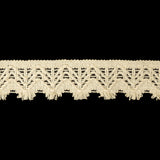 Natural Geometric Crochet Braided Trim - 0.875"