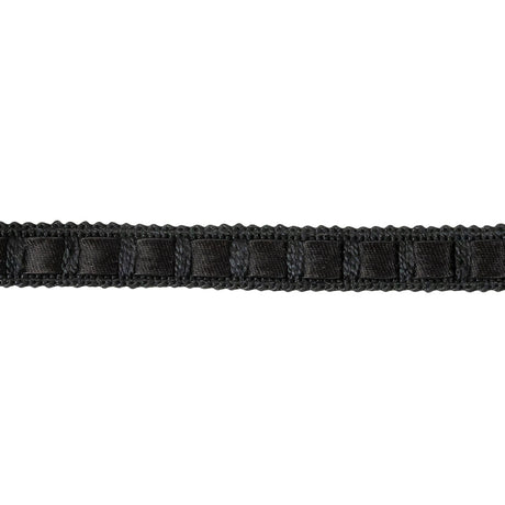 Tap Shoe Braided Trim with Satin Ribbon Center - 0.4375"