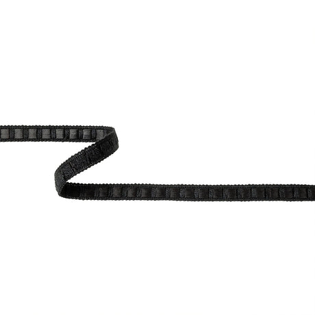 Tap Shoe Braided Trim with Satin Ribbon Center - 0.4375"