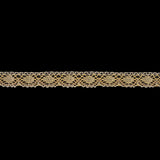 Yellow and Afterglow Iridescent Bobbin Lace Trim - 0.875"