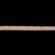 Pink and Cream Wool Crocheted Trim - 0.375"