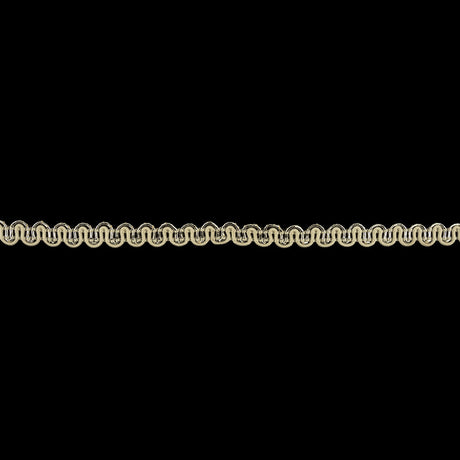 Icicle and Metallic Silver Waves Gimp Braided Trim - 0.25"