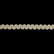 Sugar Swizzle and Metallic Silver Waves Gimp Braided Trim - 0.5"