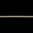 Cloud Dancer and Metallic Silver Loopy Braided Trim - 0.25"