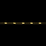 Pale Yellow Fine Rail Lace Trim - 0.2"