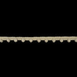 White Asparagus Puffy Bobbles Stretch Trim - 0.375"