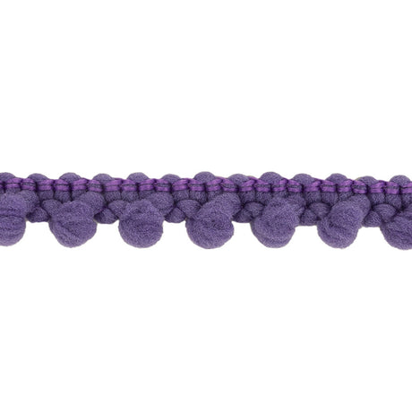 Purple Puffy Bobbles Trim - 0.375"