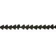 Black Triangles Braided Trim - 0.5"