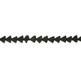 Black Triangles Braided Trim - 0.5"