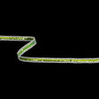 Lime Single Row Sequins and Metallic Silver Stripes Trim - 0.4375"