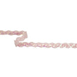 Iridescent Pink Wavy Braided Trim with Translucent Iridescent Pink Sequins - 0.625"